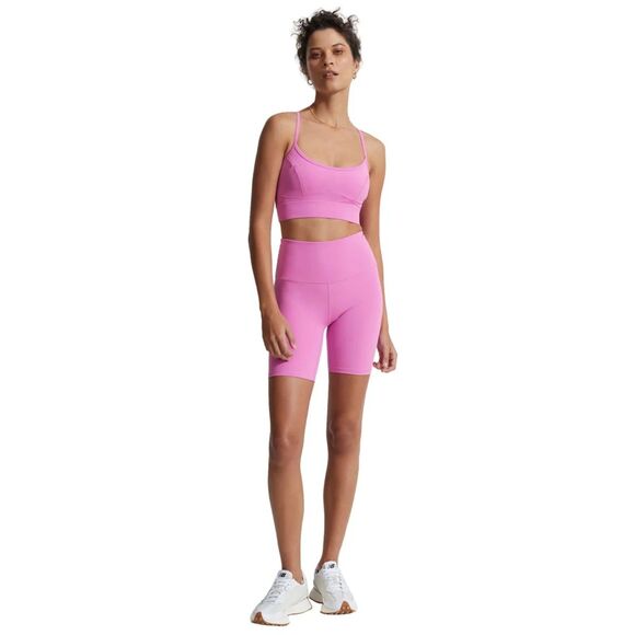 NWT Varley Let's Move Irena Cross Back Strappy Sports Bra in Super Pink Size XL - Picture 4 of 12